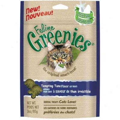 Feline Greenies Temptijg Tuna Flavor, 3oz Bag
