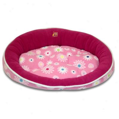 Fido Fleece Cloud Bed Flower Host Small 29.5inches Wide X 23inches Deep