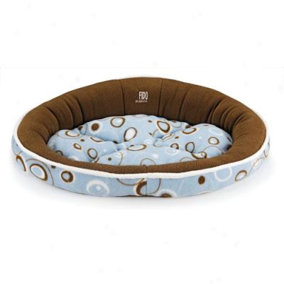 Fido Fleeece Cloud Bed Ring-a-ding Petite 20.5inches Wide X 17.5inches Deep