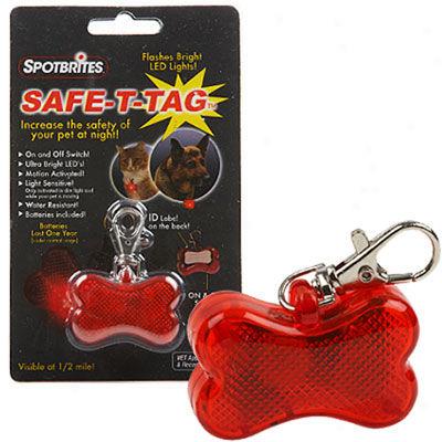 Flashing Dog Safe-t-tag Bone