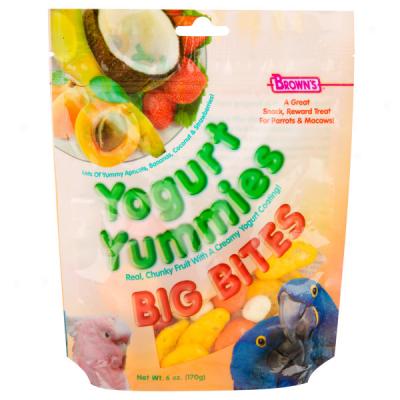 Fm Brown's Yogurt Yummies Big Bites Treats For Parrots & Macaws