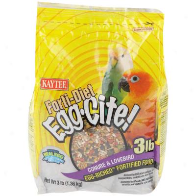 Forti-diet Egg-cite Conure & Lovebird Food