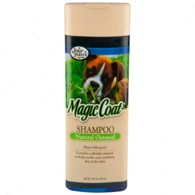 Four Pawe Magic Coat Natural Oatmeal Shampoo For Dogs