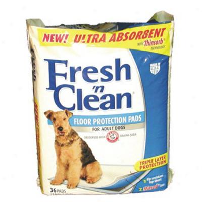 Fresh N Clean Floor Protection Pads 36pk For Adult Dogs By Lzmbert Kay
