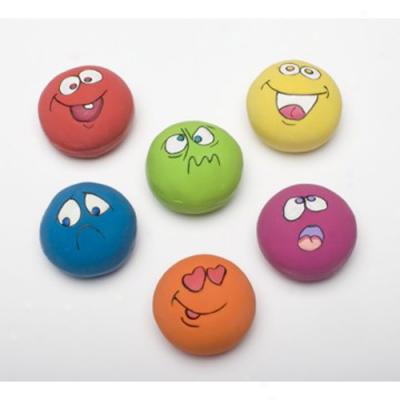 Funny Face Latex Squeak Toy - Assorted