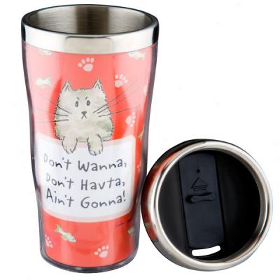 Fussy Feline Travel Mug