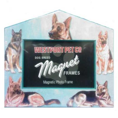 German Shepherd Magnetic Picture Frame