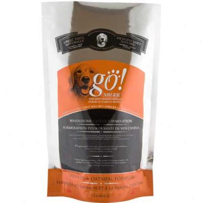 Go Natural Salmon And Oatmeal Dry Dog Food - 25lb Oversize