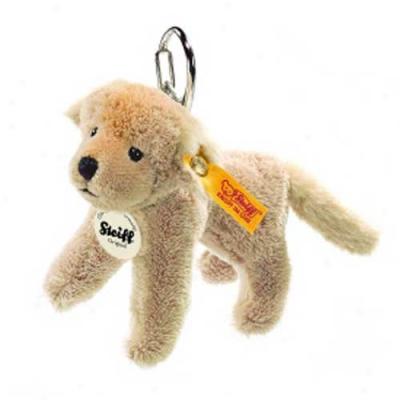 Golden Retriever Akc Licensed Keyring By Steiff