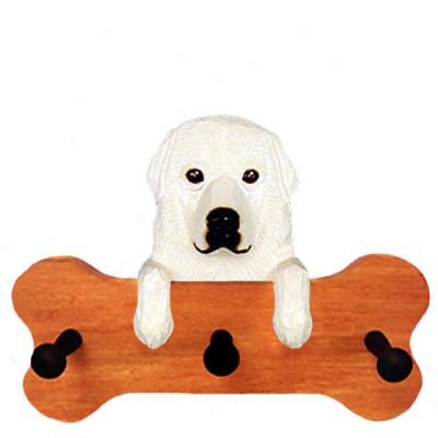 Great Pyrenees Bone Hang U pMaple Finish