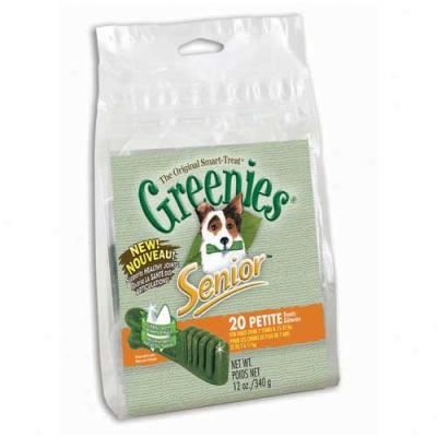 Greenies Senior Dental Chews Petite 12oz-20 Pieces