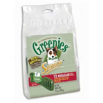 Greenies Senior Dental Chews Stated 12oz-12 Pieces