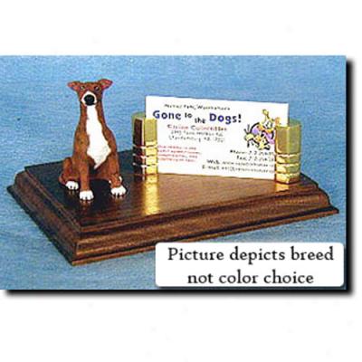 Greyhound (spotted) Business Card Holder