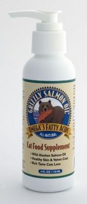 Grizzly Salmon Oil Cat Food Supplement