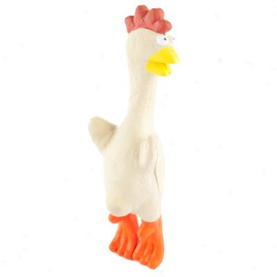 Grreat Choice(tm) Laxtex Rubber Chicken Dog Toy