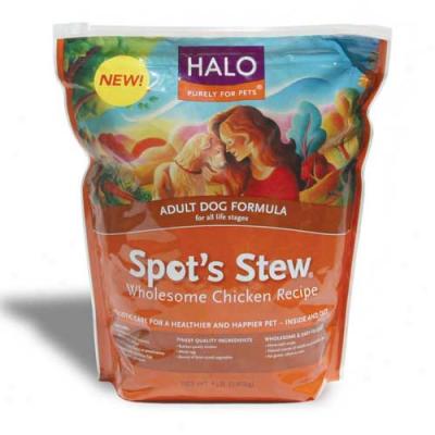 Halo Spots Stew Chicken Adult Dog Food 4lb