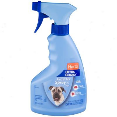 Hstz Ultraguard Flea & Tick Spray For Dogs