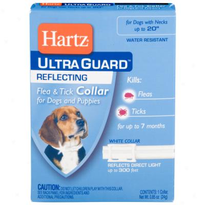 Hartz Ultraguard Reflecting Flea & Tick Collar For Dogs And Puppies