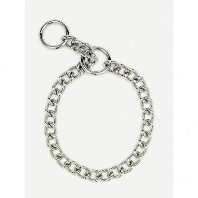 Herm Sprenger X-heavy 4mm Chrome Steel Choke Collar  30 Inches Long