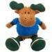 Holiday Moose With Shoes Dog Toy