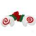 Holiday Plush Dog Toy With Swirl