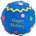 Holiday Polka Dots Ball Dog Toy