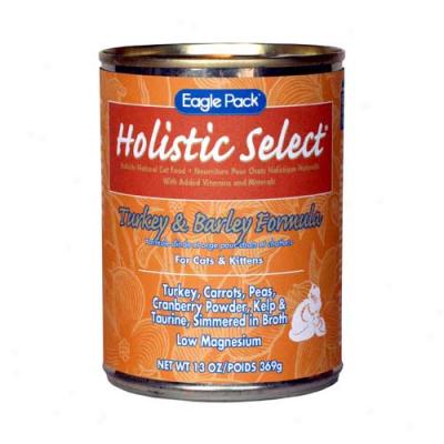 Holistic Select Turkey And Barley Cat Food 13oz