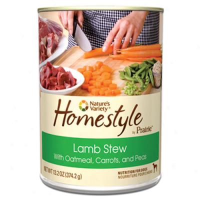 Homestule Prairie Lamb Stew For Dogs Case Of 12 13.2oz Cans