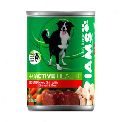 Iams Hearty Mingled Broil With Chicken & Beef