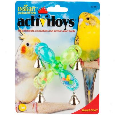 Insight Activitoys Quad-pod Toy For Small Birds