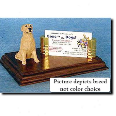 Irish Wolfhound (black) Business Card Holder