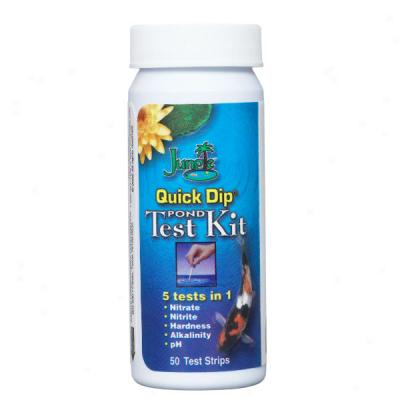 Jungle Labs Quick Dip Pond Test Kit, 5-in-1
