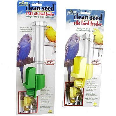 Jw Pet Unadulterated Seed Silo Bird Feeders