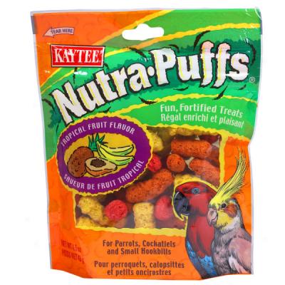 Kaytee Tropical Fruit Nutra-puffs Bird Treats