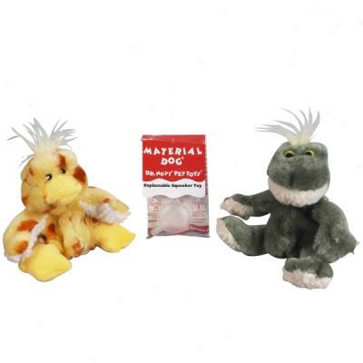 Kong Dr Noys Plush Animals Dog Toys