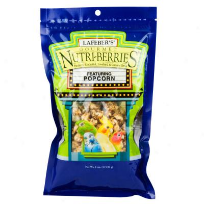 Lafeber's Popcorn Nutri-berries For Parakeets, Cockatiels, Lovebirds & Conures