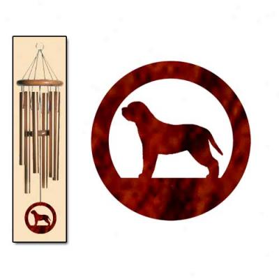 Mastiff Wind Chimes Medium Bronze