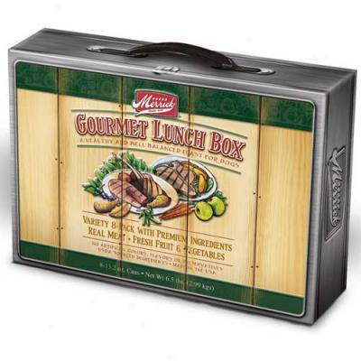 Merriick Gourmet Lunchbox Dog Food Variety Pack Case Of 24 13.2oz Cans