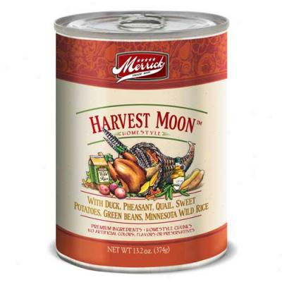 Merrick Harvest Moon Dog Food Case Of 12 13.2oz Cans