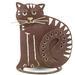 Metal Cat Candle Holder