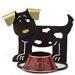 Metl Dog & Goblet Candle Holder