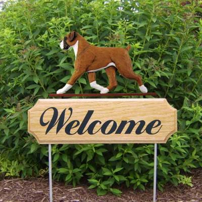 Micael Park Dog In Gait Welcome Stake Boxer Natural Fawn