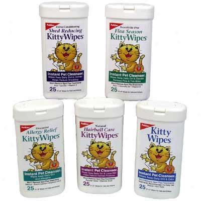 Multi-purpose Hygienic Wipes For Cats By Petkin