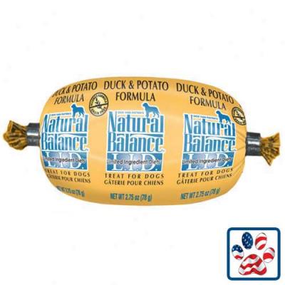 Natural Balance Dyck And Potato Treat Roll 2.75oz