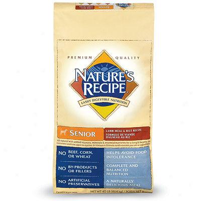 Nature's Recipe Senior Lamb Meal & Rice Recipe