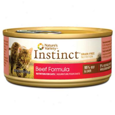 Nature's Variety Instinct - Beef - Cat Canned Diet 5.5o2/case