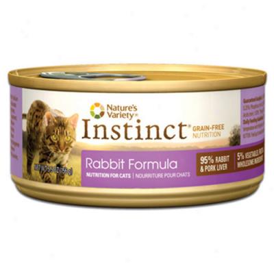 Nature's Variety Instinct - Rabbit - Cat Canned Diet 5.5oz/case