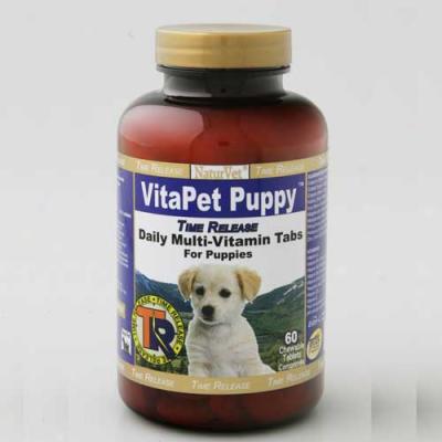 Naturvet Vitapet Puppy Time Releasse Tablets 60ct