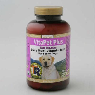 Naturvet Vitapet Senior Time Release Tablets 60ct