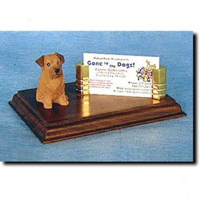 Norfolk Terrier Business Card Holdre